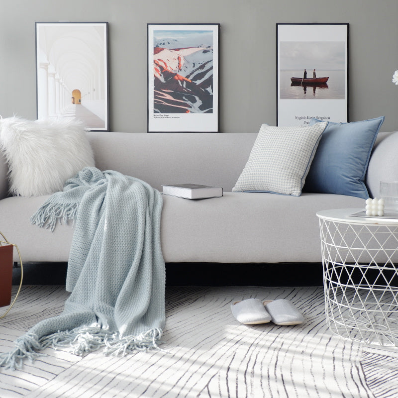 Blue Throw Pillow