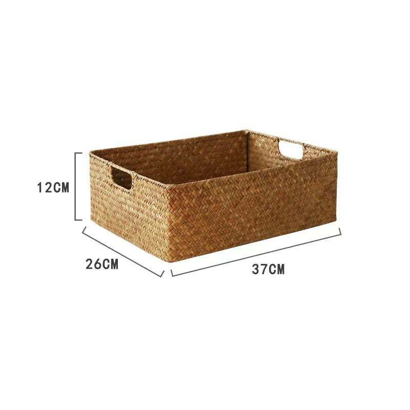 Straw Woven Rectangular