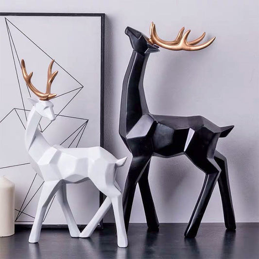 Black + white geometric