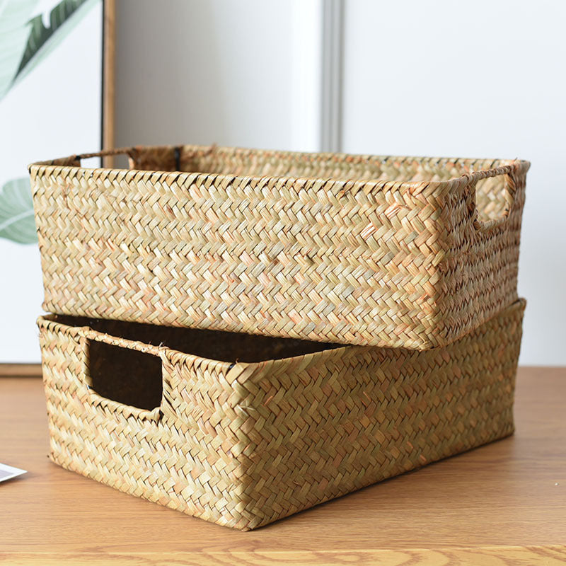 Straw Woven Rectangular