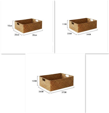 Straw Woven Rectangular