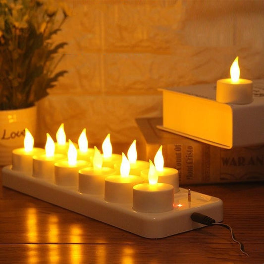 12 LED Rechargeable