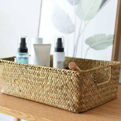 Straw Woven Rectangular