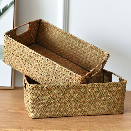 Straw Woven Rectangular