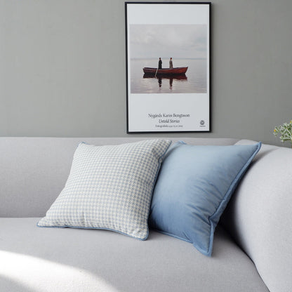 Blue Throw Pillow